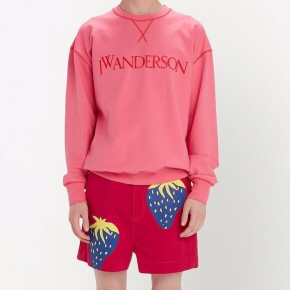 BNWT SS22 J.W.ANDERSON INSIDE OUT CONTRAST SWEATSHIRT S - Picture 1 of 13